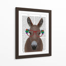 Glases De Flores Rojas De Burro Impresión De Libro - Fab Funky | Cuadro decorativo de Canvas Lab