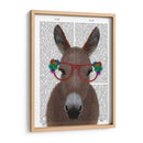 Glases De Flores Rojas De Burro Impresión De Libro - Fab Funky | Cuadro decorativo de Canvas Lab