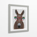 Glases De Flores Rojas De Burro Impresión De Libro - Fab Funky | Cuadro decorativo de Canvas Lab