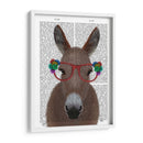 Glases De Flores Rojas De Burro Impresión De Libro - Fab Funky | Cuadro decorativo de Canvas Lab