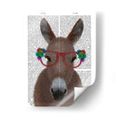 Glases De Flores Rojas De Burro Impresión De Libro - Fab Funky | Cuadro decorativo de Canvas Lab