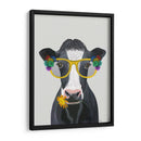 Vasos De Vaca Y Flores - Fab Funky | Cuadro decorativo de Canvas Lab