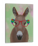 Gafas De Flores Rojas De Burro - Fab Funky | Cuadro decorativo de Canvas Lab