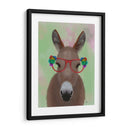 Gafas De Flores Rojas De Burro - Fab Funky | Cuadro decorativo de Canvas Lab