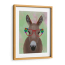 Gafas De Flores Rojas De Burro - Fab Funky | Cuadro decorativo de Canvas Lab