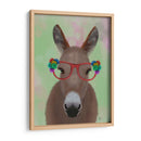 Gafas De Flores Rojas De Burro - Fab Funky | Cuadro decorativo de Canvas Lab