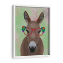 Gafas De Flores Rojas De Burro - Fab Funky | Cuadro decorativo de Canvas Lab