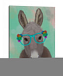 Gafas De Flores De Burro Turquesa - Fab Funky | Cuadro decorativo de Canvas Lab