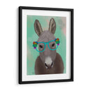 Gafas De Flores De Burro Turquesa - Fab Funky | Cuadro decorativo de Canvas Lab