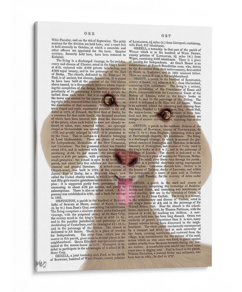 Funny Farm Goat 1 Libro Imprimir - Fab Funky | Cuadro decorativo de Canvas Lab