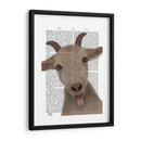 Funny Farm Goat 2 Libro De Impresión - Fab Funky | Cuadro decorativo de Canvas Lab