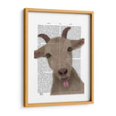 Funny Farm Goat 2 Libro De Impresión - Fab Funky | Cuadro decorativo de Canvas Lab