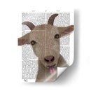 Funny Farm Goat 2 Libro De Impresión - Fab Funky | Cuadro decorativo de Canvas Lab