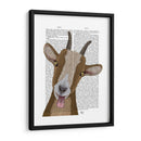 Funny Farm Goat 3 Libro Imprimir - Fab Funky | Cuadro decorativo de Canvas Lab