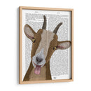 Funny Farm Goat 3 Libro Imprimir - Fab Funky | Cuadro decorativo de Canvas Lab