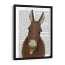 Grano Gracioso Burro 1 Libro Imprimir - Fab Funky | Cuadro decorativo de Canvas Lab