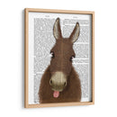 Grano Gracioso Burro 1 Libro Imprimir - Fab Funky | Cuadro decorativo de Canvas Lab