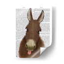 Grano Gracioso Burro 1 Libro Imprimir - Fab Funky | Cuadro decorativo de Canvas Lab