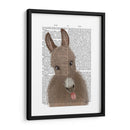 Graciosa Granja Burro 2 Libro Imprimir - Fab Funky | Cuadro decorativo de Canvas Lab