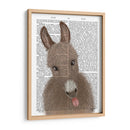 Graciosa Granja Burro 2 Libro Imprimir - Fab Funky | Cuadro decorativo de Canvas Lab