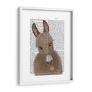 Graciosa Granja Burro 2 Libro Imprimir - Fab Funky | Cuadro decorativo de Canvas Lab