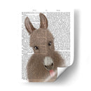 Graciosa Granja Burro 2 Libro Imprimir - Fab Funky | Cuadro decorativo de Canvas Lab