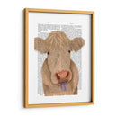 Funny Farm Cow 1 Libro Imprimir - Fab Funky | Cuadro decorativo de Canvas Lab