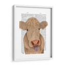 Funny Farm Cow 1 Libro Imprimir - Fab Funky | Cuadro decorativo de Canvas Lab