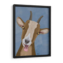 Funny Farm Goat 3 - Fab Funky | Cuadro decorativo de Canvas Lab