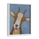Funny Farm Goat 3 - Fab Funky | Cuadro decorativo de Canvas Lab