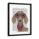 Impresión De Libros De Gafas De Corazón De Cabra - Fab Funky | Cuadro decorativo de Canvas Lab