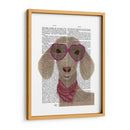 Impresión De Libros De Gafas De Corazón De Cabra - Fab Funky | Cuadro decorativo de Canvas Lab