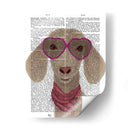 Impresión De Libros De Gafas De Corazón De Cabra - Fab Funky | Cuadro decorativo de Canvas Lab