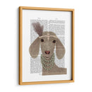 Impresión De Libro De Cabra Blanca Posh - Fab Funky | Cuadro decorativo de Canvas Lab