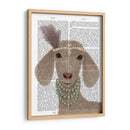 Impresión De Libro De Cabra Blanca Posh - Fab Funky | Cuadro decorativo de Canvas Lab