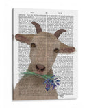 Cabra Y Bluebells Libro De Impresión - Fab Funky | Cuadro decorativo de Canvas Lab