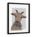 Cabra Y Bluebells Libro De Impresión - Fab Funky | Cuadro decorativo de Canvas Lab