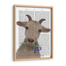 Cabra Y Bluebells Libro De Impresión - Fab Funky | Cuadro decorativo de Canvas Lab
