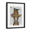 Cabra En La Impresión Del Libro Del Sombrero De Paja - Fab Funky | Cuadro decorativo de Canvas Lab