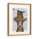 Cabra En La Impresión Del Libro Del Sombrero De Paja - Fab Funky | Cuadro decorativo de Canvas Lab