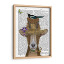 Cabra En La Impresión Del Libro Del Sombrero De Paja - Fab Funky | Cuadro decorativo de Canvas Lab