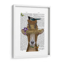 Cabra En La Impresión Del Libro Del Sombrero De Paja - Fab Funky | Cuadro decorativo de Canvas Lab