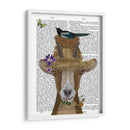 Cabra En La Impresión Del Libro Del Sombrero De Paja - Fab Funky | Cuadro decorativo de Canvas Lab