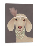 Posh Cabra Blanca - Fab Funky | Cuadro decorativo de Canvas Lab