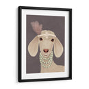 Posh Cabra Blanca - Fab Funky | Cuadro decorativo de Canvas Lab