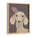Posh Cabra Blanca - Fab Funky | Cuadro decorativo de Canvas Lab
