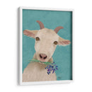 Cabra Y Bluebells - Fab Funky | Cuadro decorativo de Canvas Lab