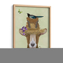 Cabra En Sombrero De Paja - Fab Funky | Cuadro decorativo de Canvas Lab