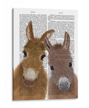 Duo Donkey, Mirando Tu Libro Live - Fab Funky | Cuadro decorativo de Canvas Lab