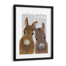 Duo Donkey, Mirando Tu Libro Live - Fab Funky | Cuadro decorativo de Canvas Lab